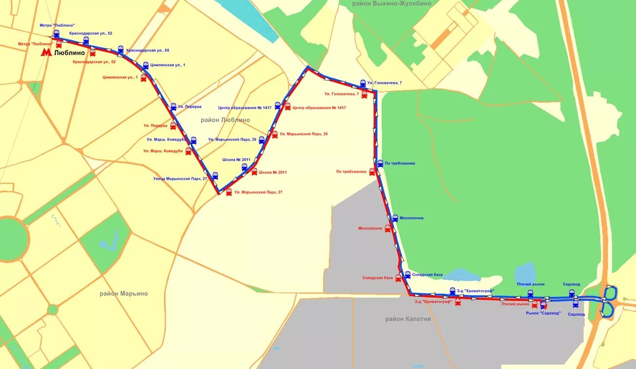 Маршрут Люблино. Маршруты автобусов у метро Люблино на карте. 64 Автобус маршрут Москва. Автобусы схема метро Люблино.