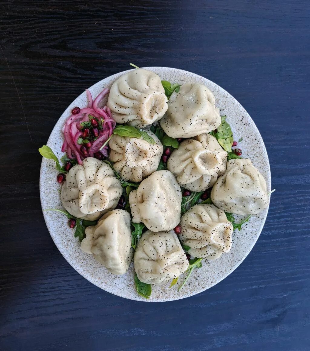 Патара хинкали. Сырные хинкали.