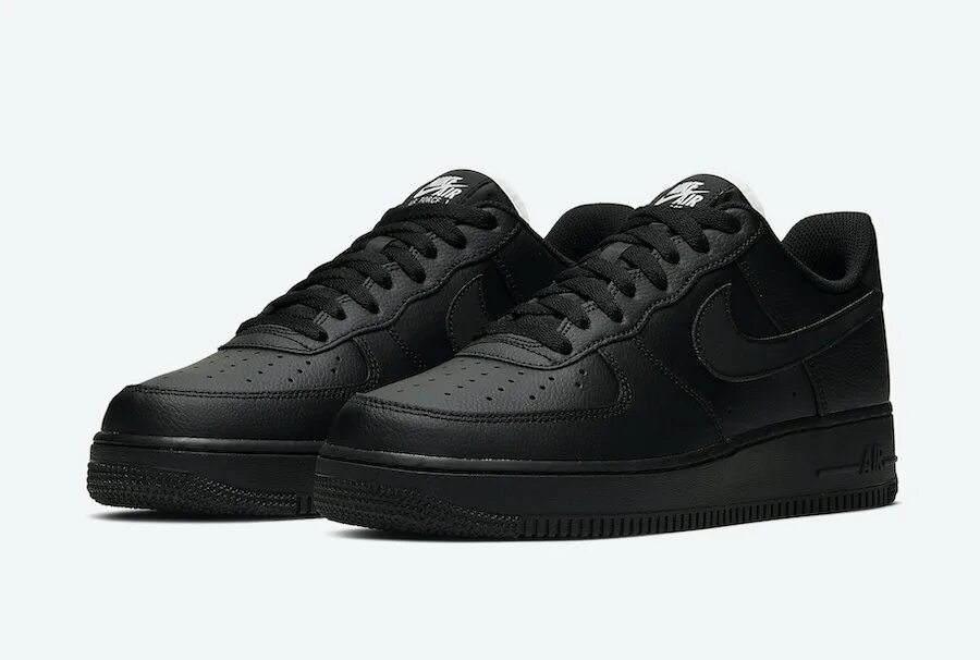 Найк форс 1 черные. Nike Air Force 1 черные. Nike Air Force 1 Low all Black. Nike Air Force 1 Low Black. Nike Air Force 1 07 Black.