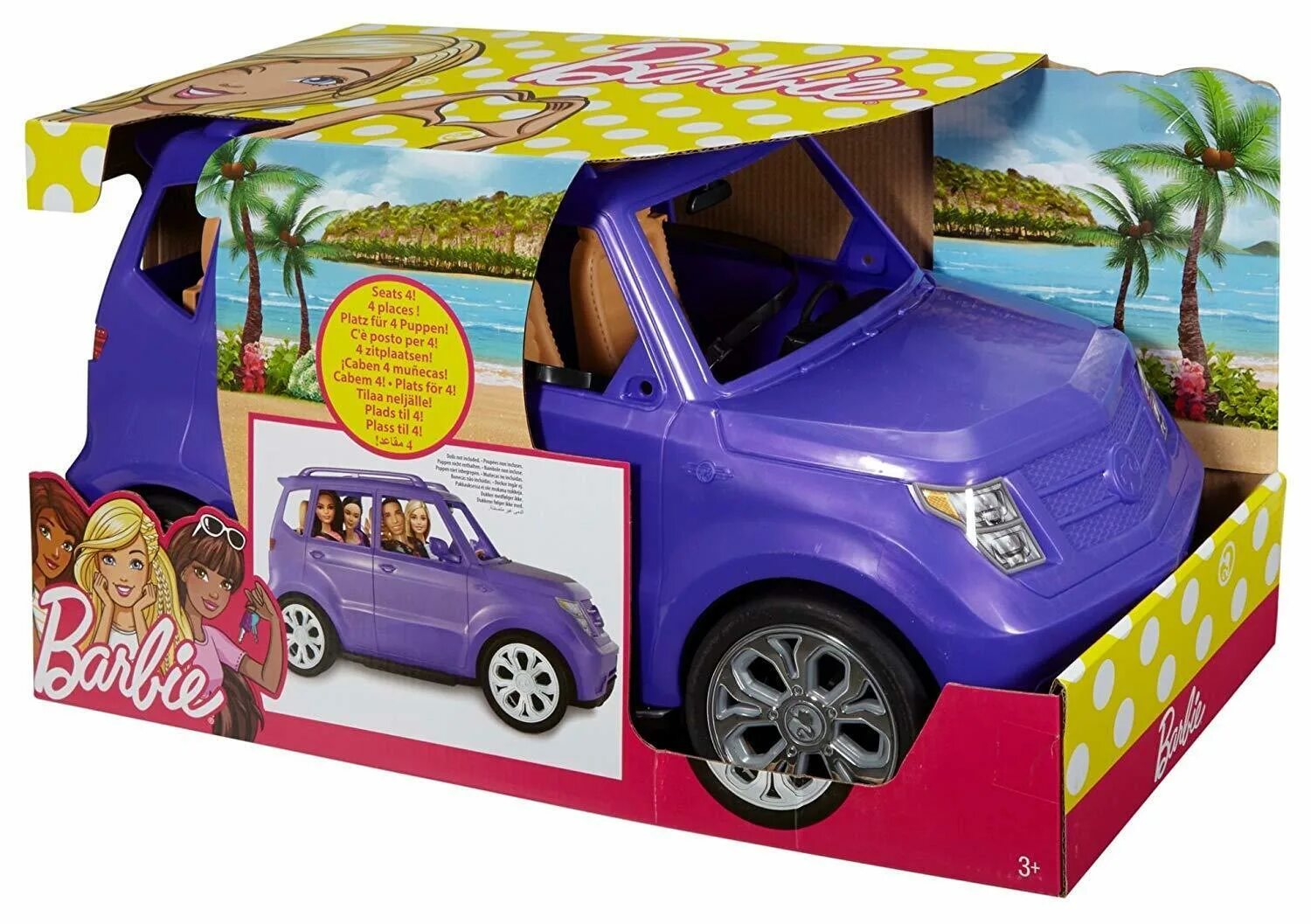 Купить куклы машину. Barbie внедорожник (dvx58). Автомобиль для кукол Барби Нордпласт. Машина для Барби джип. Кукла Барби с машиной.