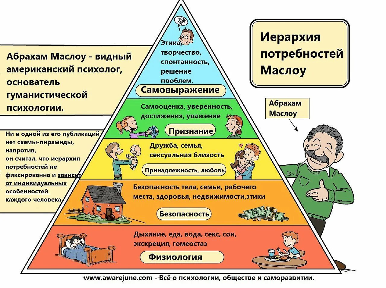 К высшим потребностям относятся