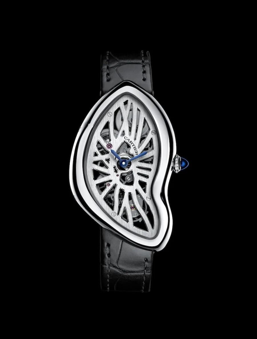 Часы crash. Cartier скелетон. часы картье crash. картье краш часы. часы crash, скелетон.