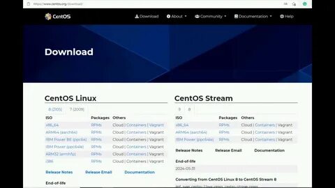 Centos download