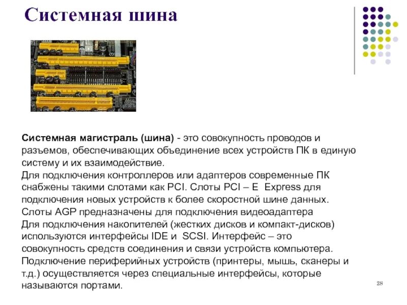 Назначение системной шины. Системная шина. магистраль системная шина. системная шина это в информатике. разъемы системной шины.