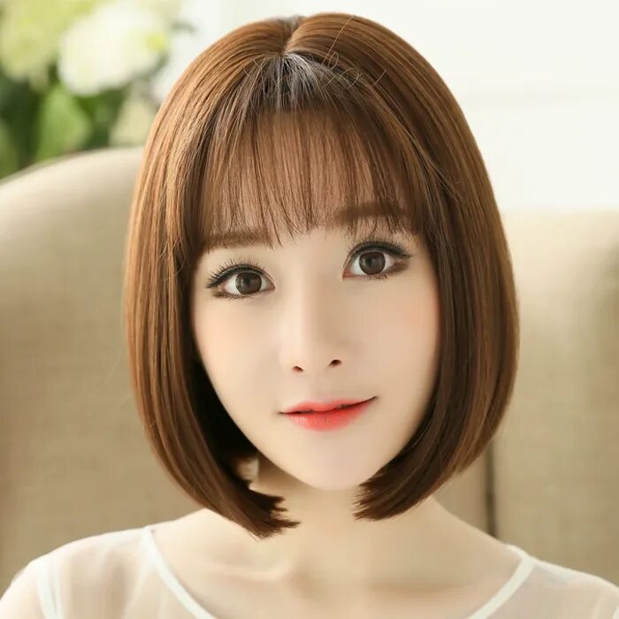 New Women Girls' Fashion Short Straight Wig Bobo Cosplay Party Full Wigs Hair . 