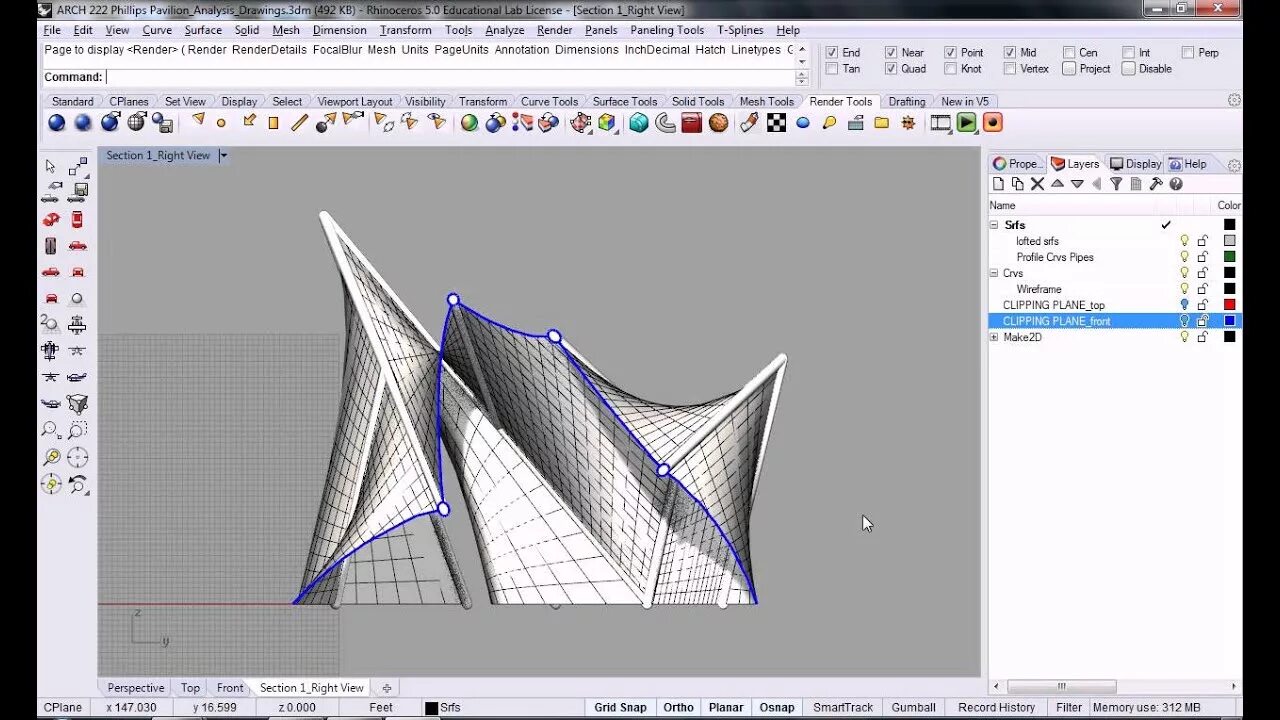 Clipping rendering