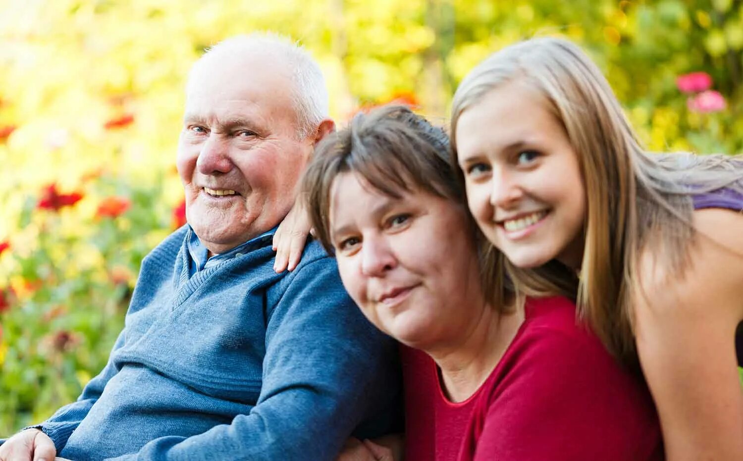 5 поколений мужчин. Дедушка с дочкой. Дед с болезнью Альцгеймера. Дед и дочь встретились.