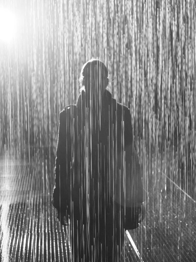 Drinking in the rain