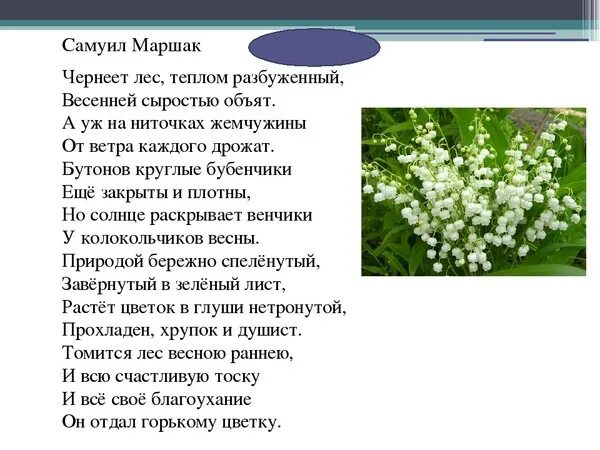 Стихотворение маршака о весне