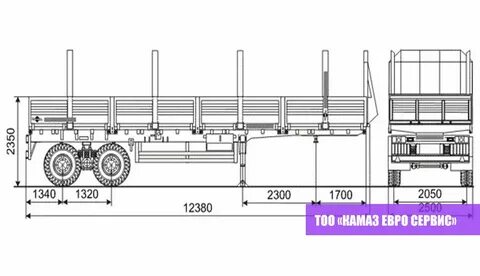 Прицеп нефаз размеры