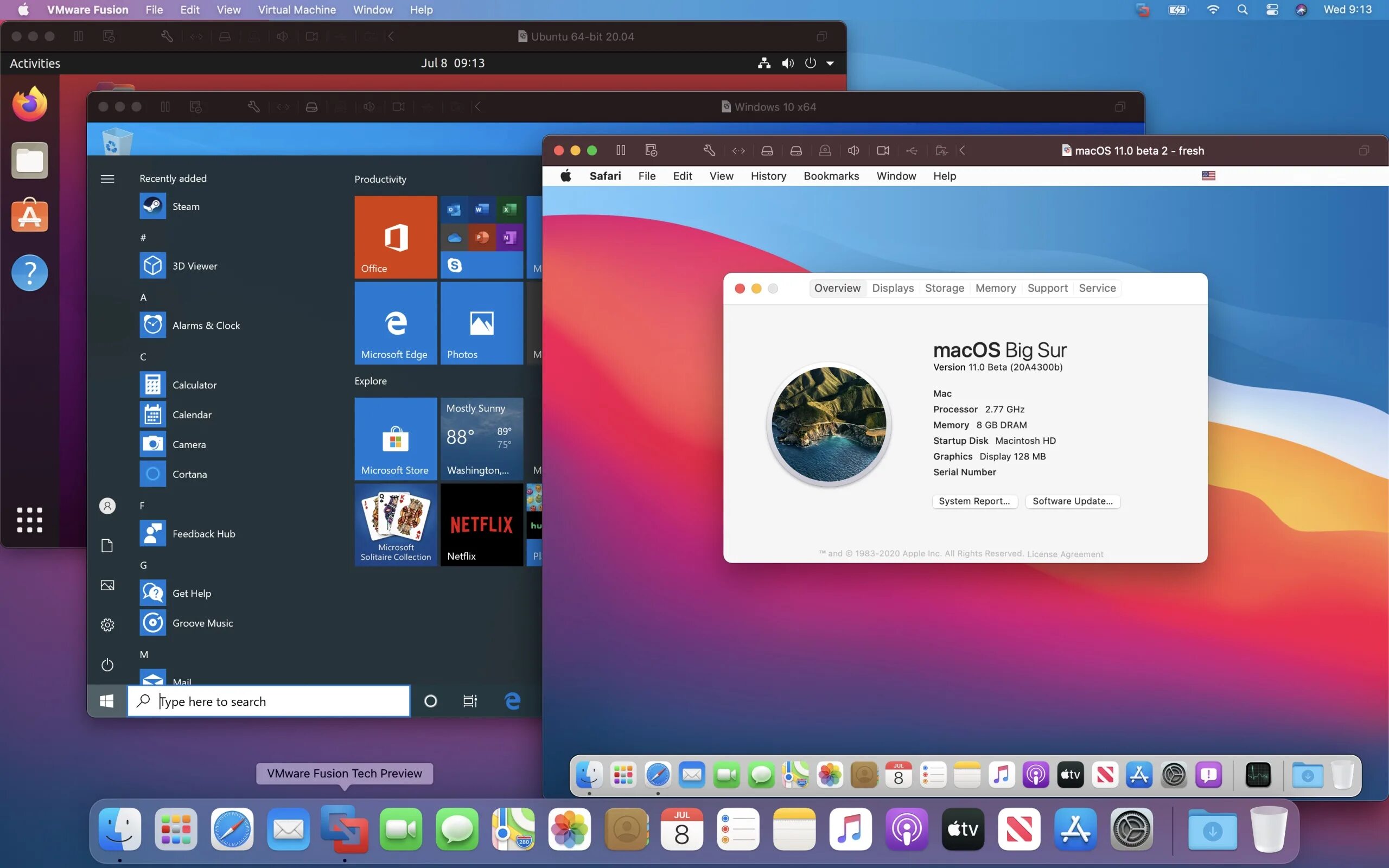 Big sur mac os установить. Vmware fusion 12 pro. виджеты mac os big sur. mac os big sur beta 1. mac os 11.0.