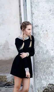 Платье косички