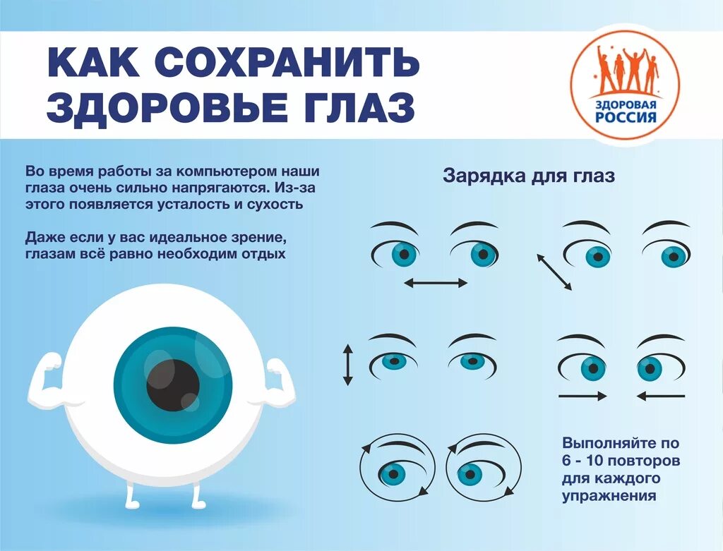 Какая профилактика для зрения. Зарядка для глаз для восстановления зрения для детей. Памятка гимнастика для глаз. Зарядка для глаз при миопии. Профилактические упражнения для глаз.