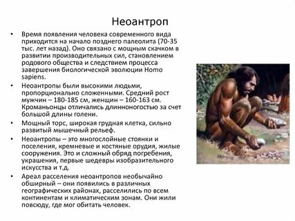 Признаки человека разумного
