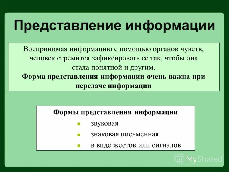 Слово информация происходит