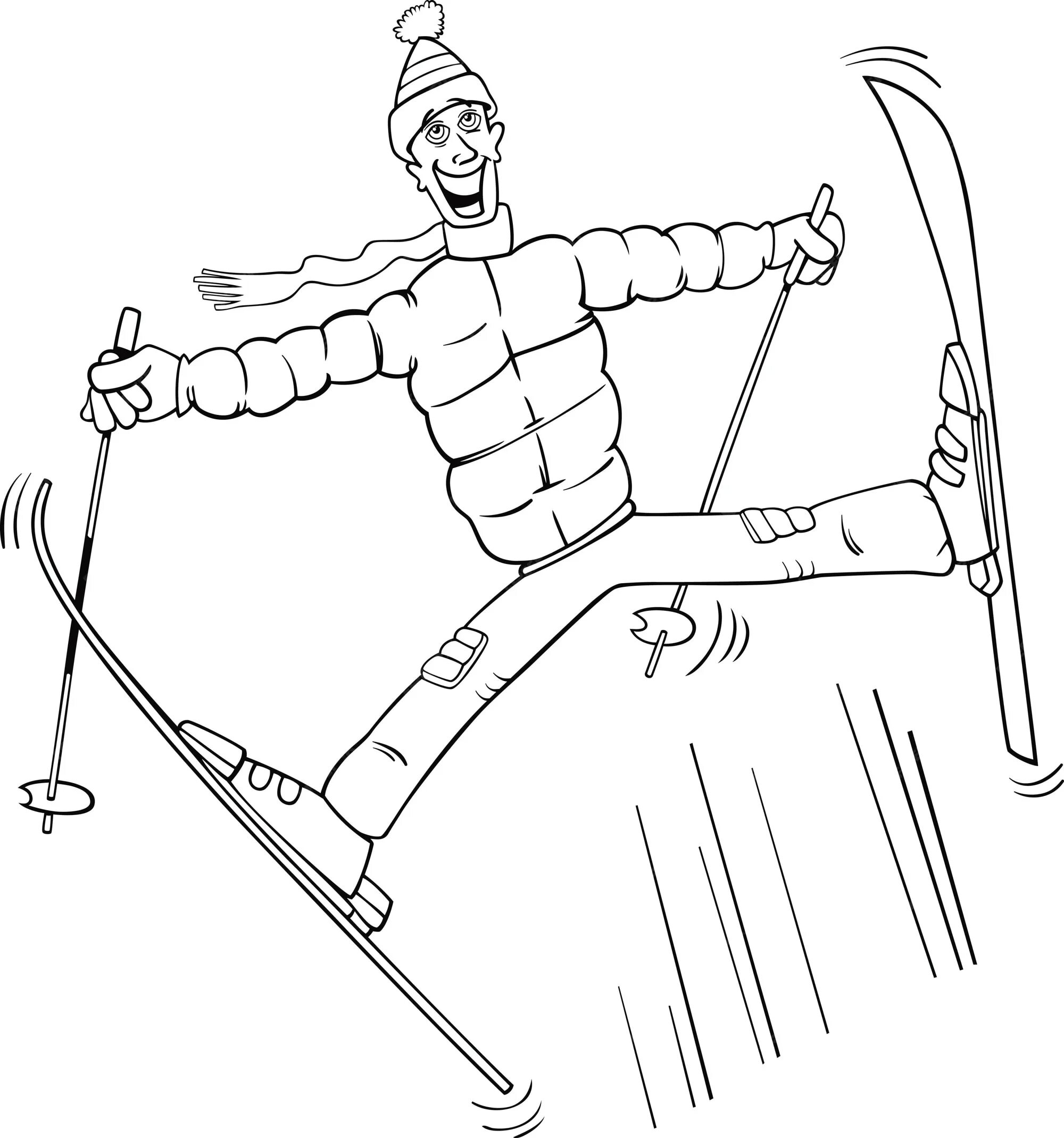 Лыжи раскраска. Лыжник раскраска для детей. Лыжи рисунок. Лыжи раскраска для детей. Лыжник 3 класс