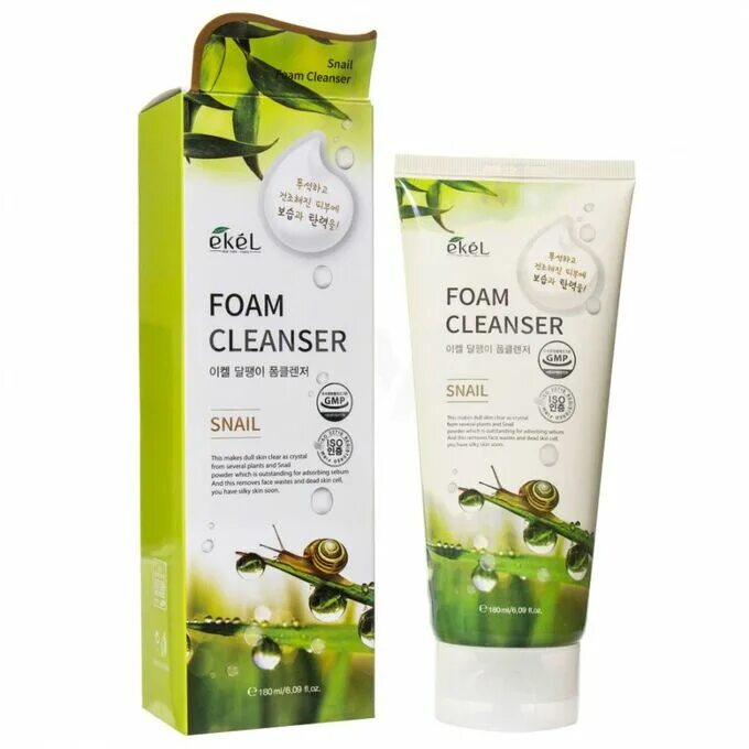 Ekel foam cleanser. Ekel пенка для умывания с муцином улитки Snail Foam Cleanser. Ekel Foam Cleanser Snail пенка для умывания с муцином улитки 100 мл. Пенка для умывания - Foam Cleanser 180ml Ekel. Ekel пенка для умывания с улиточным муцином, 180.