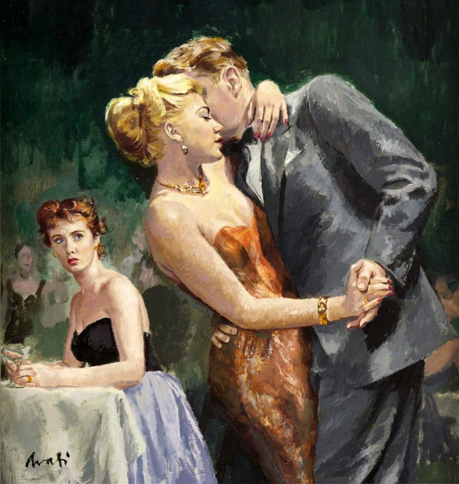 Любовь втроем. Американский иллюстратор coby whitmore. Художник уолтер мартин баумхофер. Джеймс авати измена. Картины художника robert mcginnis.