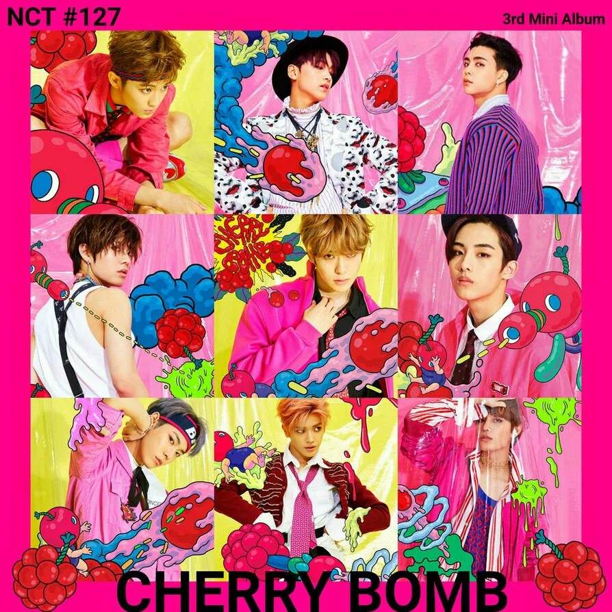 NCT 127 Cherry Bomb обложка. НСТ 127 черри бомб. Черри бомб НСТ. NCT 127 альбомы.