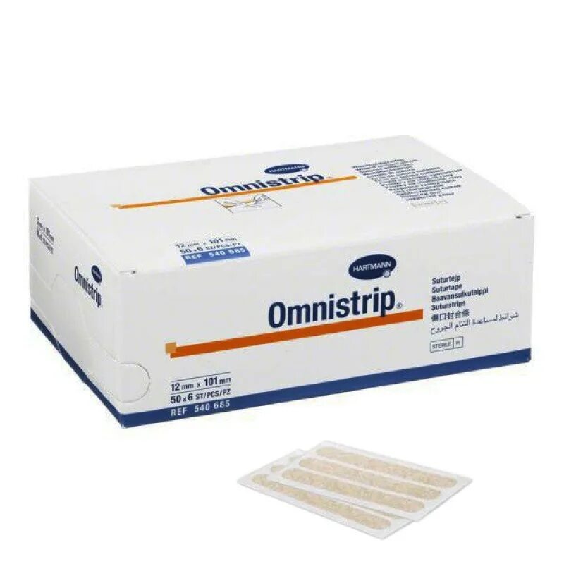 Хартманн Omnistrip пластырь. Омнистрип 12х101 полоски. Стрипс пластырь Omnistrip. Hartmann Omnistrip полоски для закрытия раны стерильные 12х101 мм 6 шт.