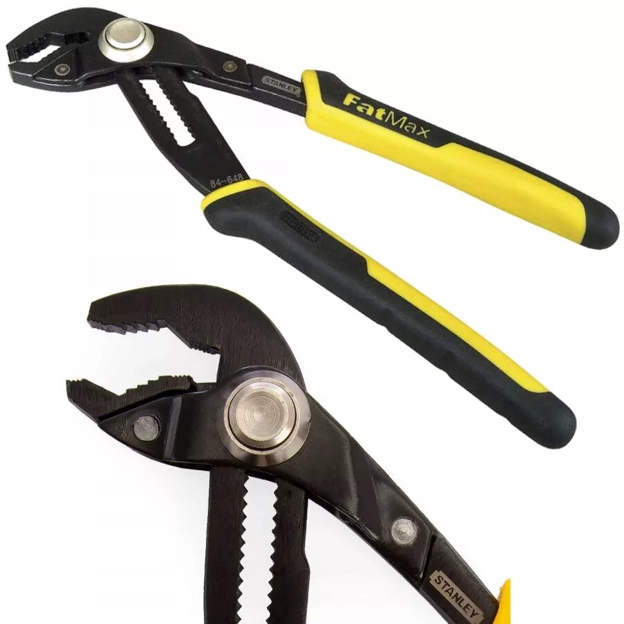 Плоскогубцы регулируемые. Клещи stanley fatmax groov 0-84-648 250 мм. клещи stanley 2-84-185 250 мм. переставные плоскогубцы 250 мм fatmax groov stanley 0-84-648. пассатижи stanley 250 mm.
