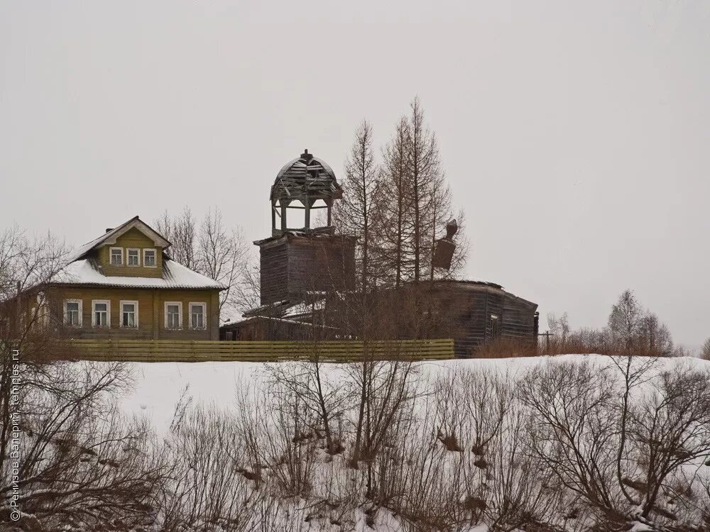 архангельская обл холмогорский р. архангельская обл холмогорский р. д. дер. архангельская область погост церковь петра и павла в ратонаволоке.