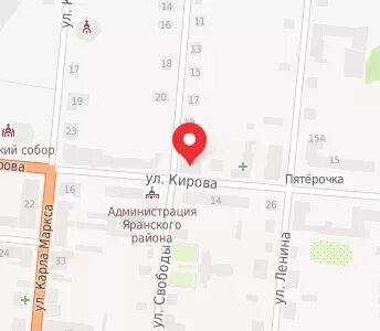 Свободы киров карта