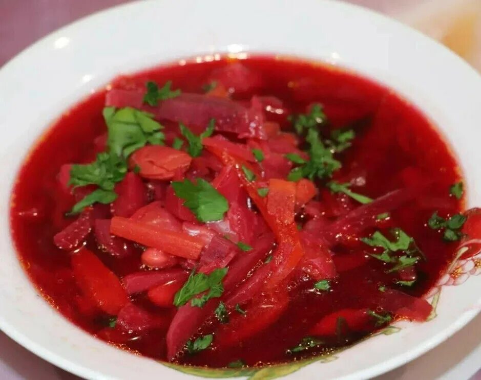Борщ с клюквой Рецепт Борщ, Рецепт борща, Национальная еда