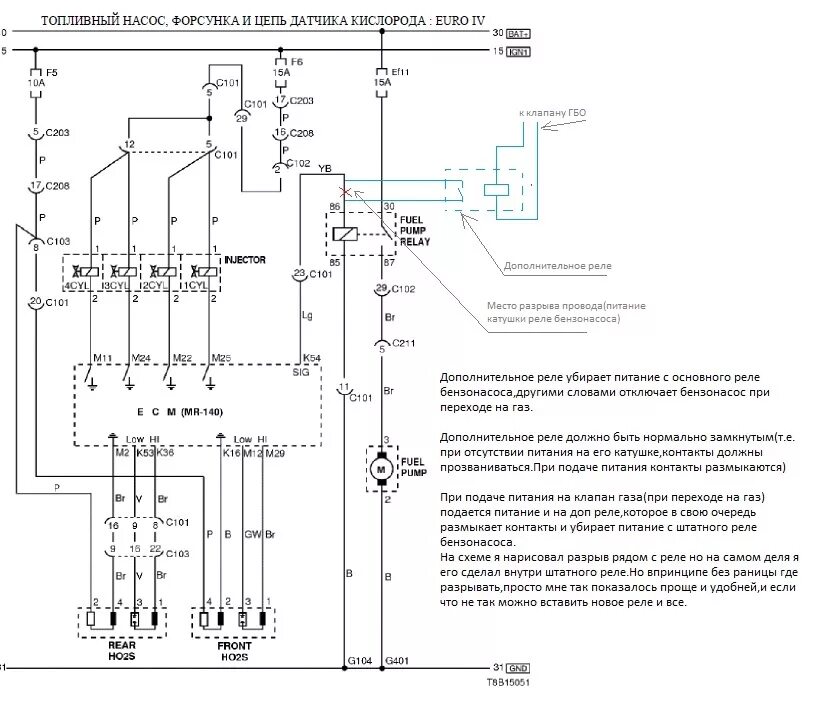 Реле для отключения бензонасоса на ГБО 4 поколения. Схема отключения бензонасоса при переходе на ГАЗ ГБО 4 поколения. W164 электрическая схема реле топливного насоса. Схема подключения бензонасоса Шевроле Ланос.