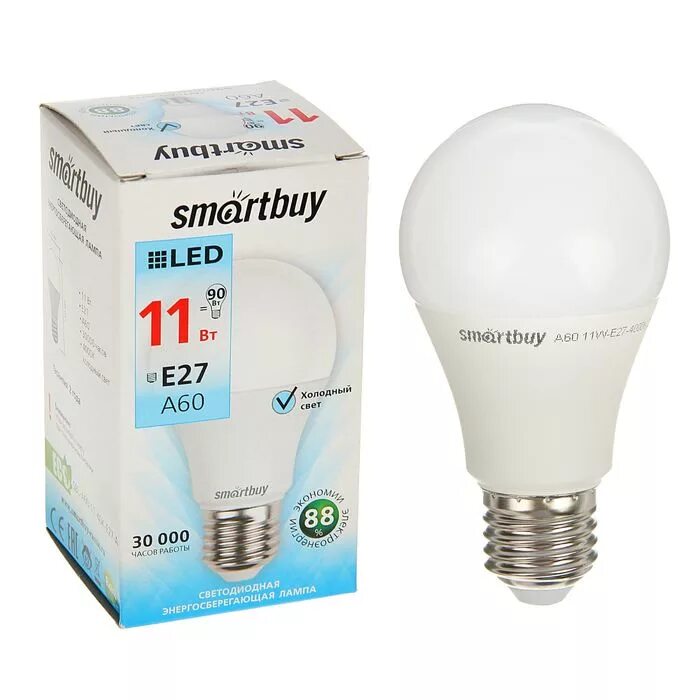 Светодиодные лампы e27 11w. Светодиодная лампа SMARTBUY a60-15w/3000/e27. Лампа светодиодная IEK Eco 3000k, e27, a60, 11вт. Лампа светодиодная SMARTBUY a60 9вт. Лампа светодиодная е27 2700 к теплый свет а60-9w-827-e27.