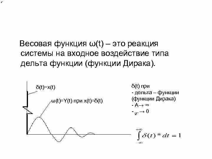 Функция какой вес. Формула весовой функции. весовая функция импульсная. график весовой функции. переходная и весовая функция тау.