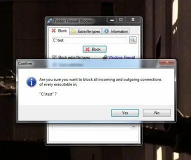 Firewall blocker