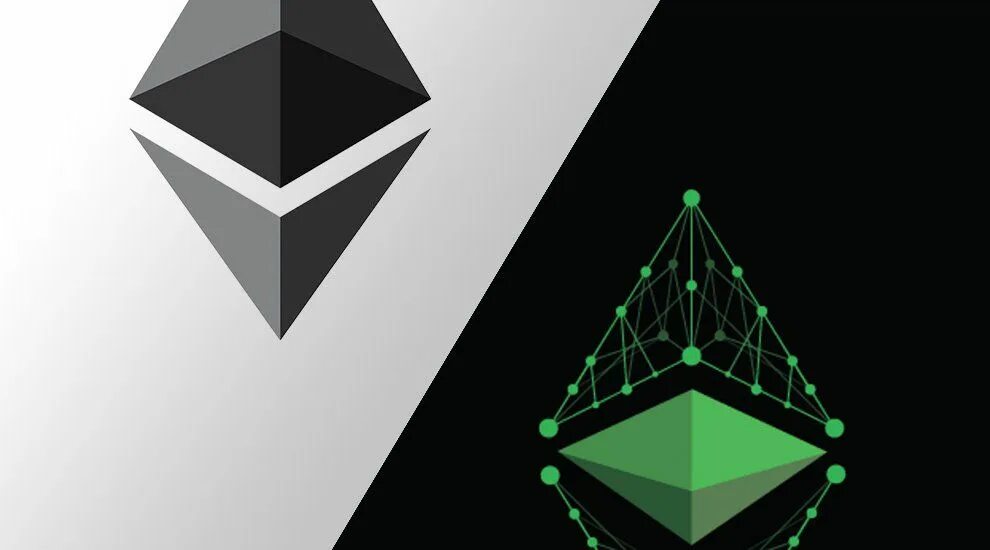 Eth classic. Ethereum. Эфириум классик. Эфириум и биткоин различия. Криптовалюта эфириум логотип.