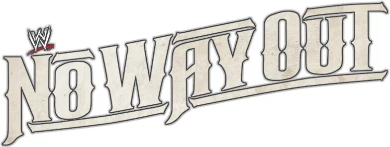 No way. No way out. Брайан аут логотип. There is no way out. WWE no way out logo.