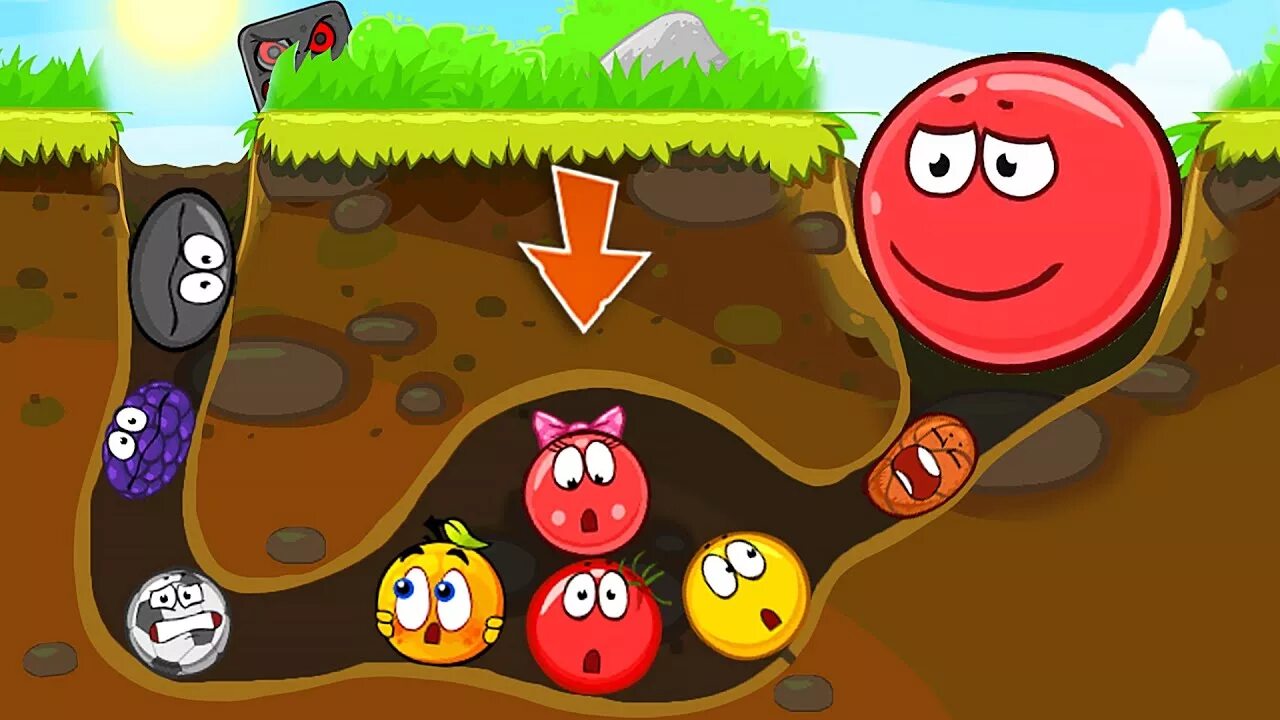 Игра Red Ball. Красный шарик Red Ball игра. Ред бал 4 игра. Красный шарик Red Ball 4. Игра для детей красный шарик