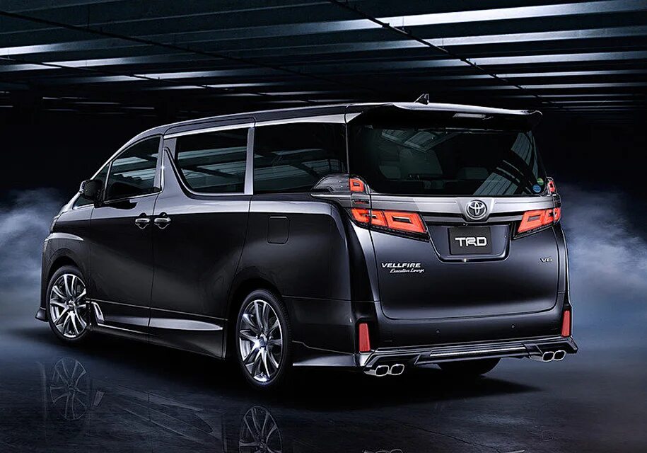 Тойота микроавтобус москва. Toyota Vellfire TRD. Минивэн Тойота альфард. Toyota Alphard 2018 TRD. Toyota минивэн Alphard.