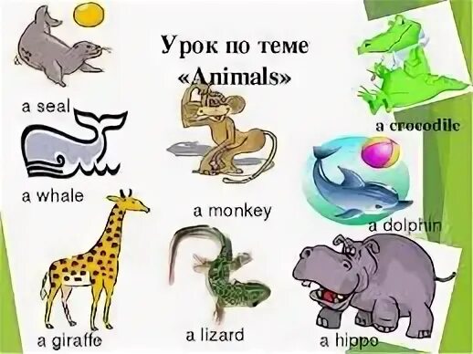 Английский язык 2 класс animals