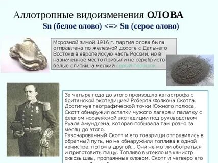 Модификация олова