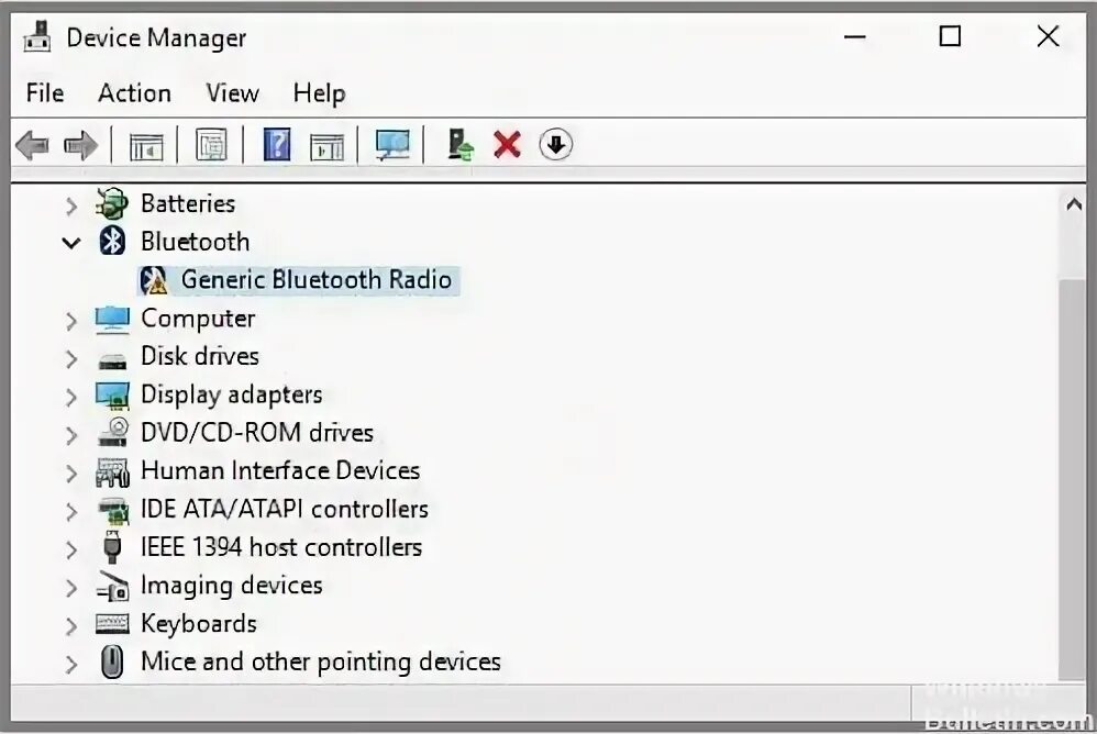 Generic bluetooth adapter windows 10