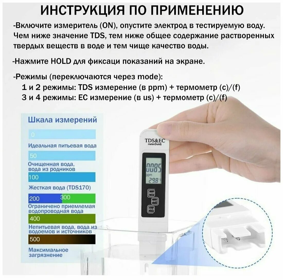 TDS-метр, цифровой тестер воды показания. Измерение ТДС воды. TDS метр показания 350. TDS тестер качества воды. Способ измерения воды