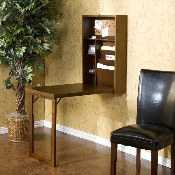 escritorio compacto Space saving furniture, Fold down desk, Folding furniture