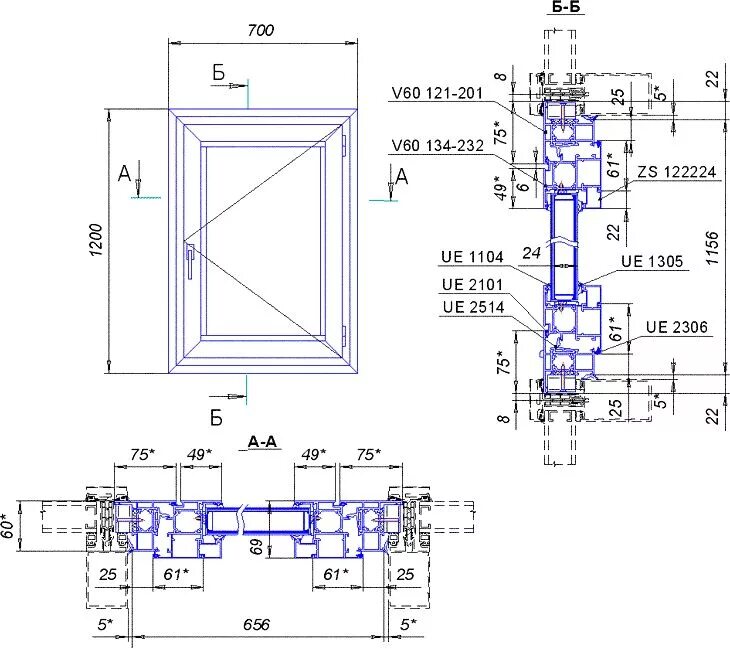 Коробка пластиковых окон. Алюминиевый оконный профиль чертеж. Профиль окна ПВХ чертеж. Оконный блок ПВХ чертеж. Сборочный чертеж оконного блока.