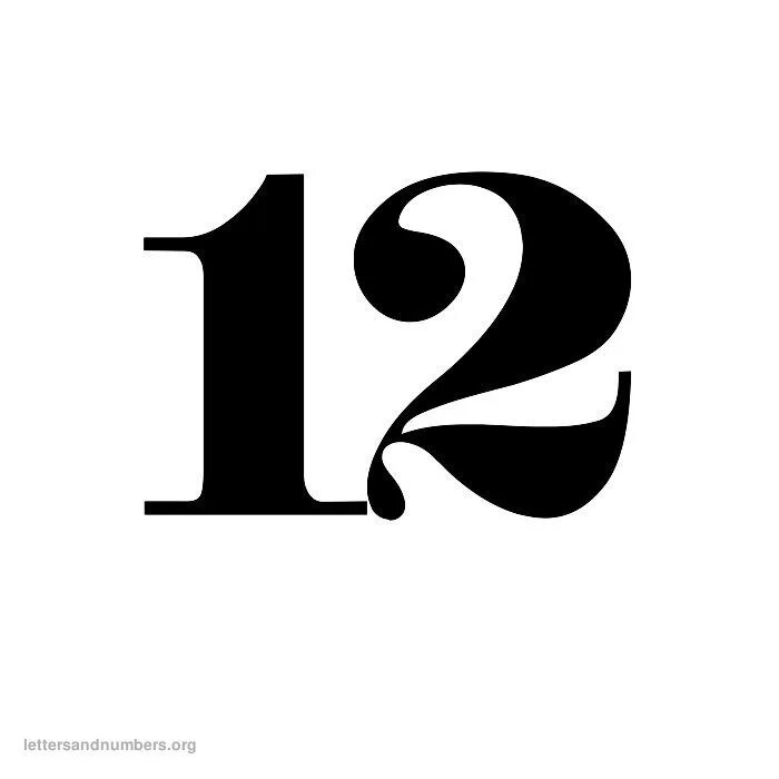 Type number 12