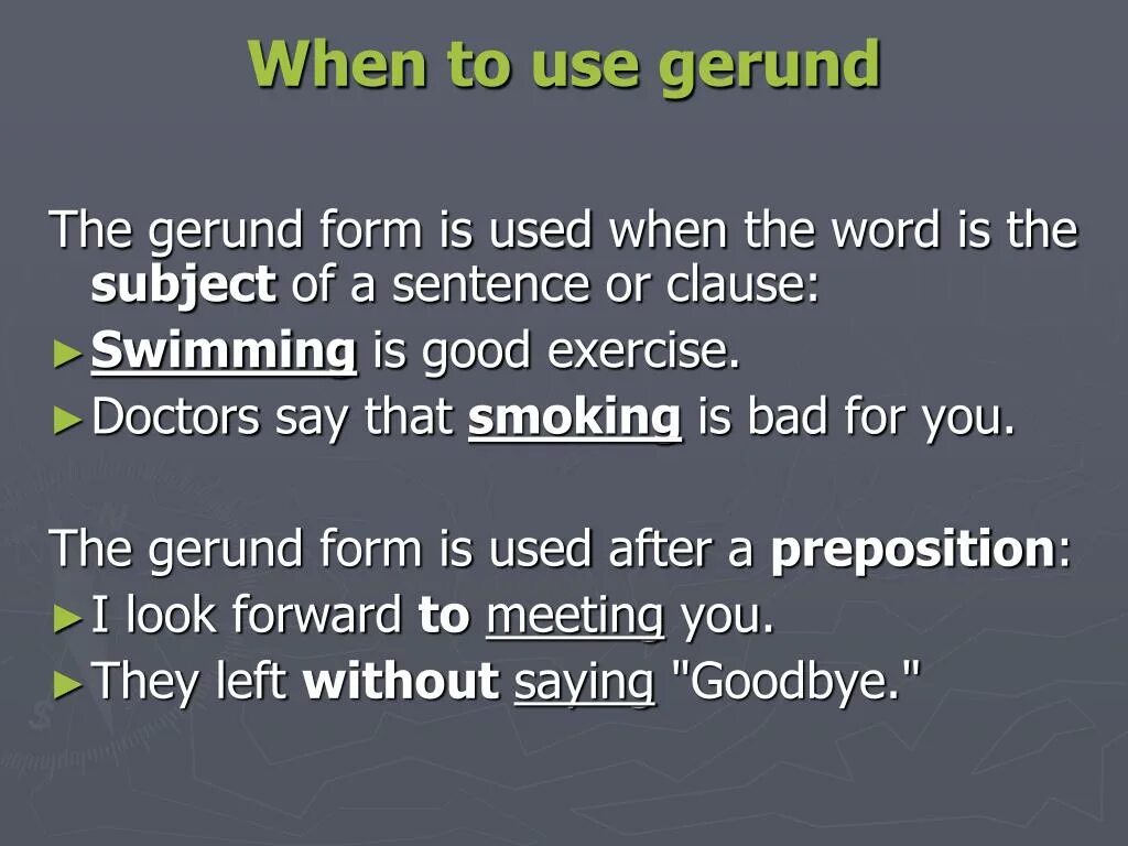 Used to герундий. Герундий после used to. When we use Gerund. Gerund usage. Complete the sentences using gerunds