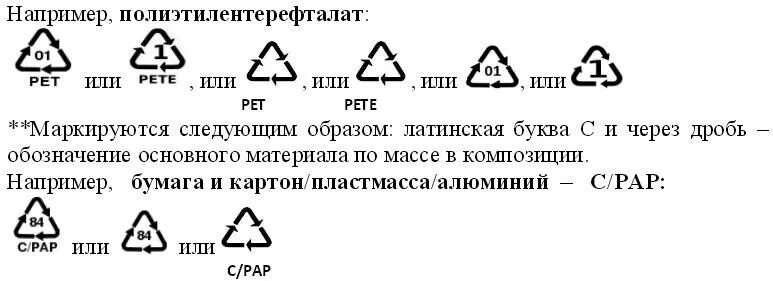 Что означает c ldpe на упаковке