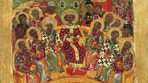 Икона святых отец