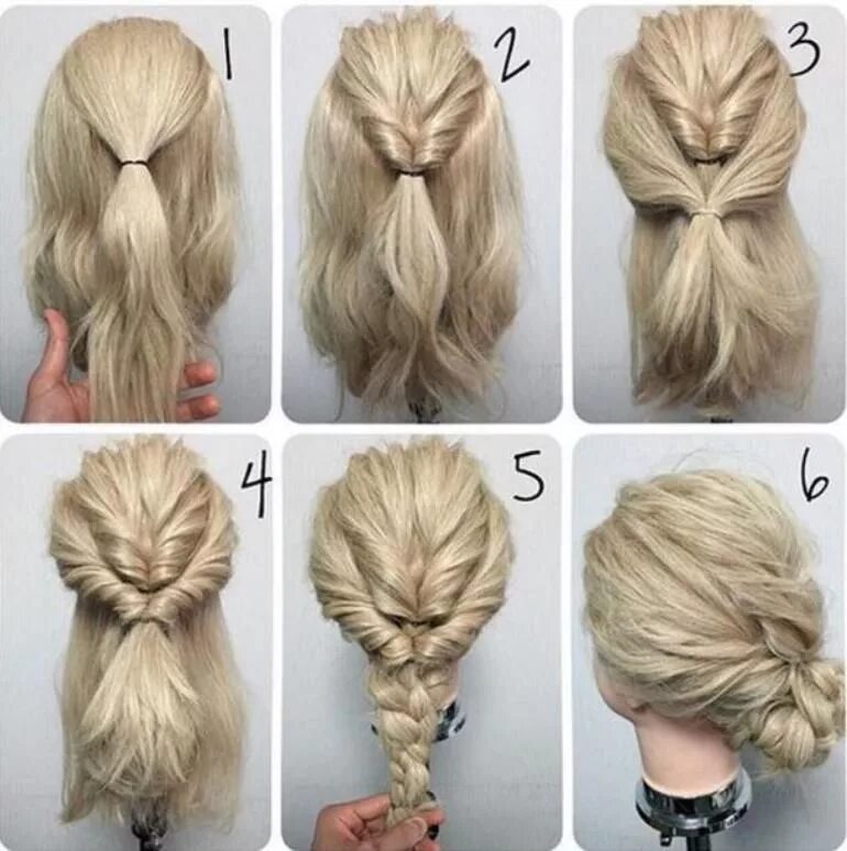 Pin en Hair Styles Moños con trenzas, Cabello y belleza, Peinados recogidos cabe