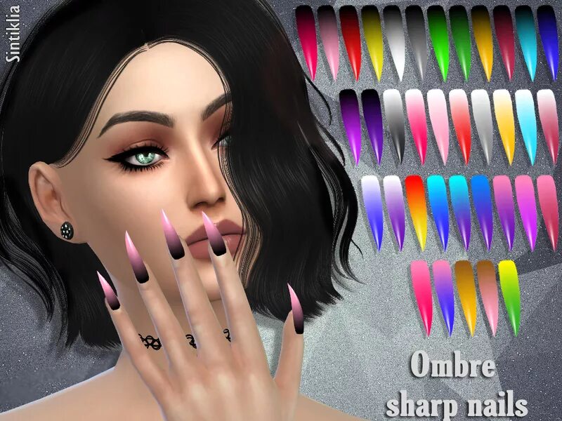 Sism 3 long Nails. SIMS 4 Nails. Ногти симс 4. SIMS 4 маникюр. Мод симс ногти