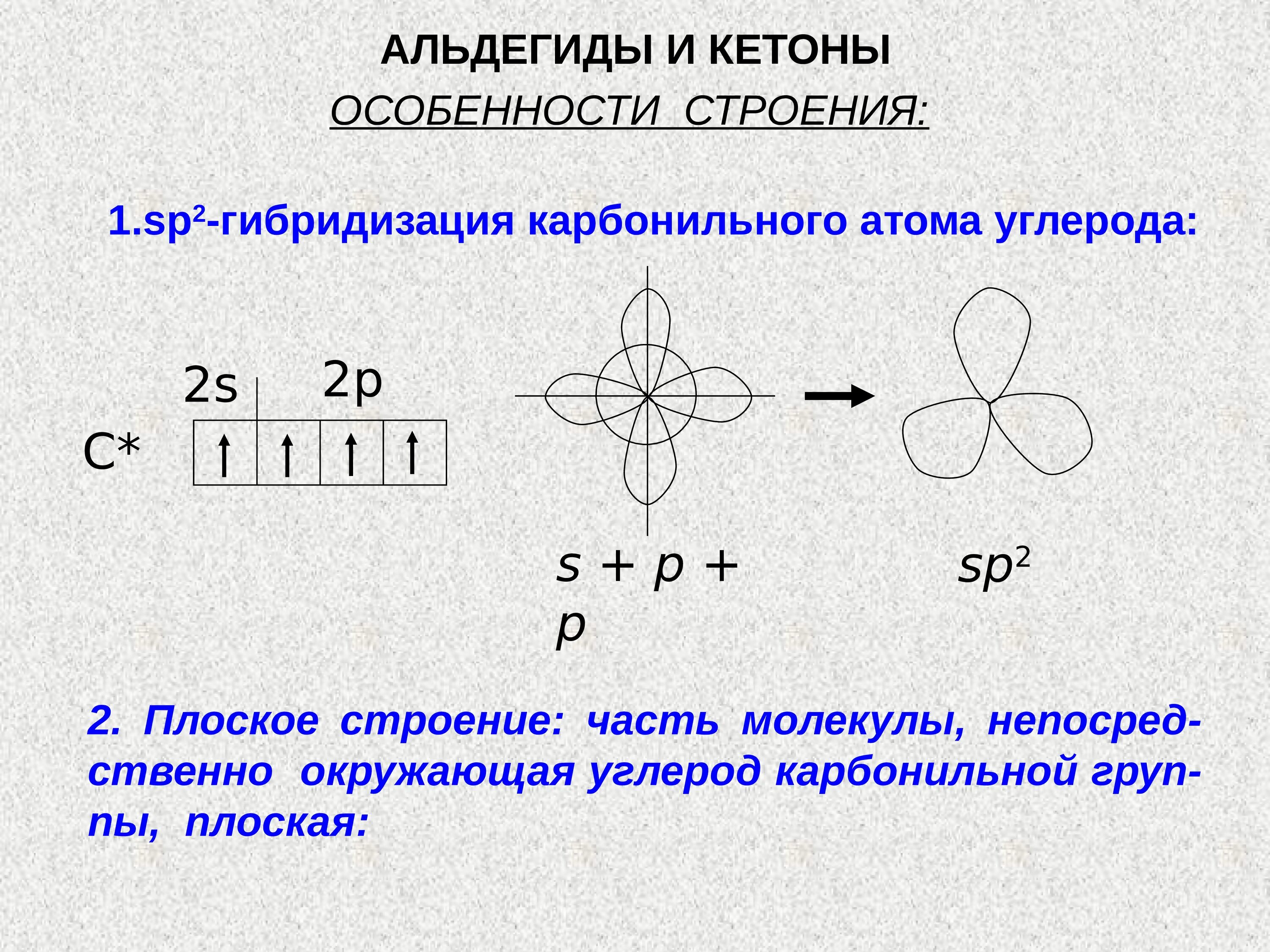 Sp2 гибридизация углерода. Sp2 гибридизация строение. Альдегиды гибридизация sp3. Sp2 гибридизация у альдегидов. Общая формула гибридизация