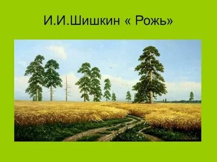 Произведение рожь